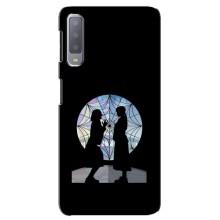 Чехлы Венсдей на Samsung Galaxy A7-2018, A750 Уэнсдей (AlphaPrint) (комната Уэнздей)