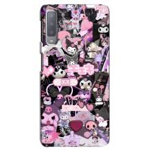 Чехол с кроликом Куроми на Samsung Galaxy A7-2018, A750 – Коллаж Куроми