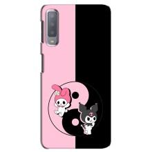 Чехол с кроликом Куроми на Samsung Galaxy A7-2018, A750 – Куроми Инь Янь