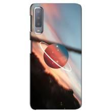 Космические Чехлы для Самсунг А7-2018, А750 (VPrint) (Сатурн)
