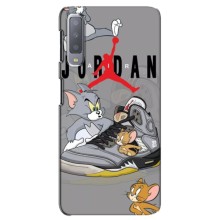 Силіконовый Чохол Nike Air Jordan на Самсунг А7 (2018) – Air Jordan