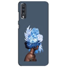 Чехлы (ART) Цветы на Samsung Galaxy A70 2019 (A705F) (VPrint) (Цветы на голове)