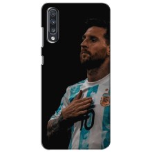 Чехлы Лео Месси Аргентина для Samsung Galaxy A70 2019 (A705F) (Месси Капитан)