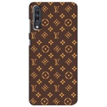 Чехлы Луи Витон для Samsung Galaxy A70 2019 (A705F) (AlphaPrint - LOUIS VUITTON) (фон LOUIS VUITTON)