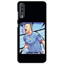 Чехлы с футболистом Ерлинг Холанд для Samsung Galaxy A70 2019 (A705F) (AlphaPrint) (гол Эрлинг Холланд)