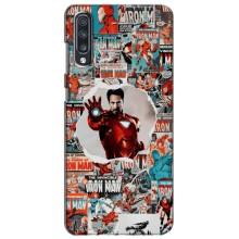 Чехлы с героями Марвел Samsung Galaxy A70 2019 (A705F) (VPrint) – Айронмен