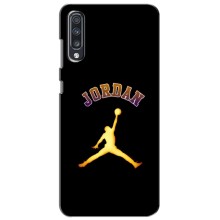 Чехлы для Samsung Galaxy A70 2019 (A705F) - с картинкой JORDAN (AlphaPrint) (Jordan Gold)