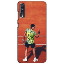 Чехлы с принтом Спортивная тематика для Samsung Galaxy A70 2019 (A705F) (Алькарас Теннисист)