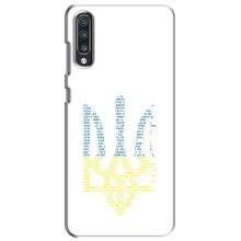 Чохли для Samsung Galaxy A70 2019 (A705F) Укр. Символіка (AlphaPrint) (Герб з букв)