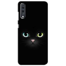 Чохол на тематику: Коти для Samsung Galaxy A70 2019 (A705F) (Чорний Котик)