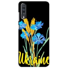 Чохол на Samsung Galaxy A70 2019 (A705F) (Український дизайн) (Україна в квітах)