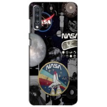 Силиконовый бампер с принтом "Наса" на Samsung Galaxy A70 2019 (A705F) (Art nasa)