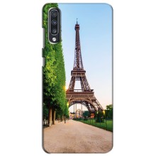 Чехол Эйфелева Башня для Samsung Galaxy A70 2019 (A705F) - (AlphaPrint) (Дорога в Париж)