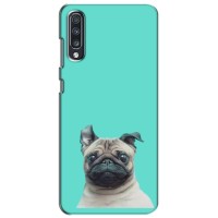 Бампер для Samsung Galaxy A70 2019 (A705F) с картинкой "Песики" – Собака Мопс