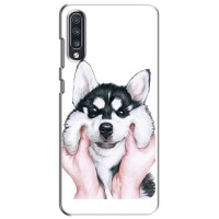 Бампер для Samsung Galaxy A70 2019 (A705F) с картинкой "Песики" – Собака Хаски