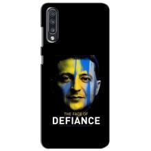 Чехол для Samsung Galaxy A70 2019 (A705F) (AlphaPrint - с принтом Зеленского) – В. Зеленский