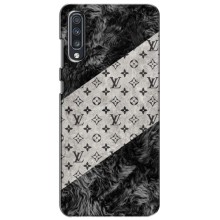 Чехол Стиль Louis Vuitton на Samsung Galaxy A70 2019 (A705F) (LV на белом)