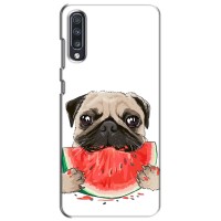 Чехол (ТПУ) Милые собачки для Samsung Galaxy A70 2019 (A705F) (Смешной Мопс)