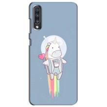 Чохол Unicorn на Samsung Galaxy A70 2019 (A705F) (Єдинорог космонавт)
