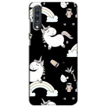 Чохол Unicorn на Samsung Galaxy A70 2019 (A705F) (Єдинорог з кавою)