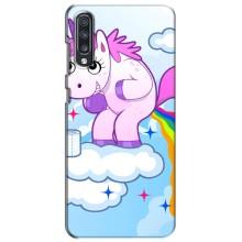 Чохол Unicorn на Samsung Galaxy A70 2019 (A705F) (Веселка Єдиноріга)