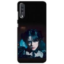 Чехлы Венсдей на Samsung Galaxy A70 2019 (A705F) Уэнсдей (AlphaPrint) (взгляд Уэнздей)