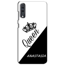 Именные  Женские Чехлы для Samsung Galaxy A70 2019 (A705F) (ANASTASIYA)