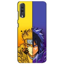 Купить Чехлы на телефон с принтом Anime для Самсунг А70 (2019) – Naruto Vs Sasuke