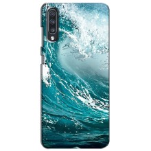 Летний Чехол на Samsung Galaxy A70 2019 (A705F) (Морская волна)