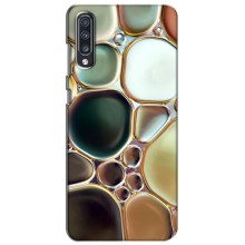 Мраморный чехол на Samsung Galaxy A70 2019 (A705F) (VPrint) (Радужный Мрамор)