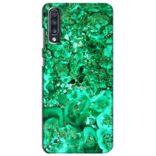 Мраморный чехол на Samsung Galaxy A70 2019 (A705F) (VPrint) (Салатный Мрамор)