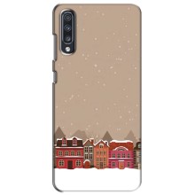 Новорічні, Святкові Чохли для Samsung Galaxy A70 2019 (A705F) - 2024 год (Зимове місто)