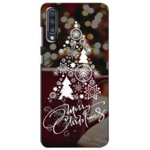 Рождественские Чехлы для Samsung Galaxy A70 2019 (A705F) (VPrint) (Елочка узорная)