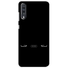 Силиконовый бампер с картинкой машины на Samsung Galaxy A70 2019 (A705F) (Силует Audi)