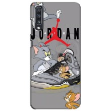 Силіконовый Чохол Nike Air Jordan на Самсунг А70 (2019) (Air Jordan)