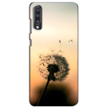 Силіконовий Чохол з кульбабками на Samsung Galaxy A70 2019 (A705F) – Роздмухана кульбабка