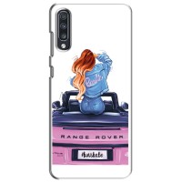 Силіконовый Чохол на Samsung Galaxy A70 2019 (A705F) з картинкой Модных девушек – Дівчина на машині