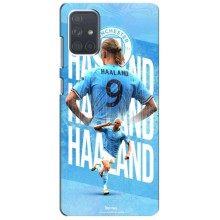 Чехлы с принтом для Samsung Galaxy A71 (A715) Футболист – Erling Haaland