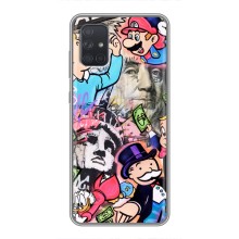 Чехлы с крутыми принтами для Samsung Galaxy A71 (A715) - (PREMIUMPrint) – Monopoly man