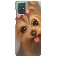 Чехол (ТПУ) Милые собачки для Samsung Galaxy A71 (A715) (Йоршенский терьер)