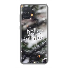 Новогодние, Праздничные Чехлы для Samsung Galaxy A71 (A715) - 2024 год (Hello winter)