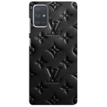 Текстурный Чехол Louis Vuitton для Самсунг Галакси А71 – Черный ЛВ
