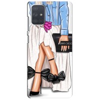 Силиконовый Чехол на Samsung Galaxy A71 (A715) с картинкой Стильных Девушек – Мода