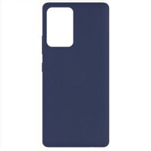 Чехол Silicone Cover Full without Logo (A) для Samsung Galaxy A72 4G / A72 5G – Синий