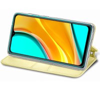 Кожаный чехол книжка GETMAN Mandala (PU) для Samsung Galaxy A72 4G / A72 5G – Желтый