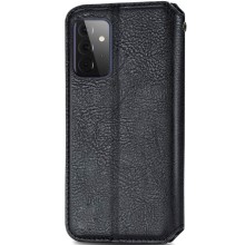 Кожаный чехол книжка GETMAN Cubic (PU) для Samsung Galaxy A72 4G / A72 5G – Черный