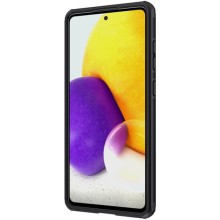 Карбоновая накладка Nillkin Camshield (шторка на камеру) для Samsung Galaxy A72 4G / A72 5G – Черный