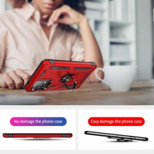 Ударопрочный чехол Serge Ring for Magnet для Samsung Galaxy A72 4G / A72 5G – Красный