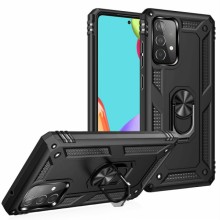Ударопрочный чехол Serge Ring for Magnet для Samsung Galaxy A72 4G / A72 5G – Черный