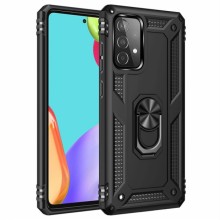 Ударопрочный чехол Serge Ring for Magnet для Samsung Galaxy A72 4G / A72 5G – Черный
